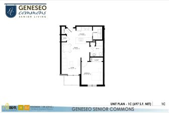 1 bedroom apartment, geneseo commons, apartments in kenosha